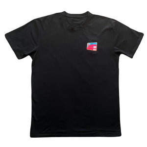 Open image in slideshow, MANDEM Embroidered Debit Tee (Black)
