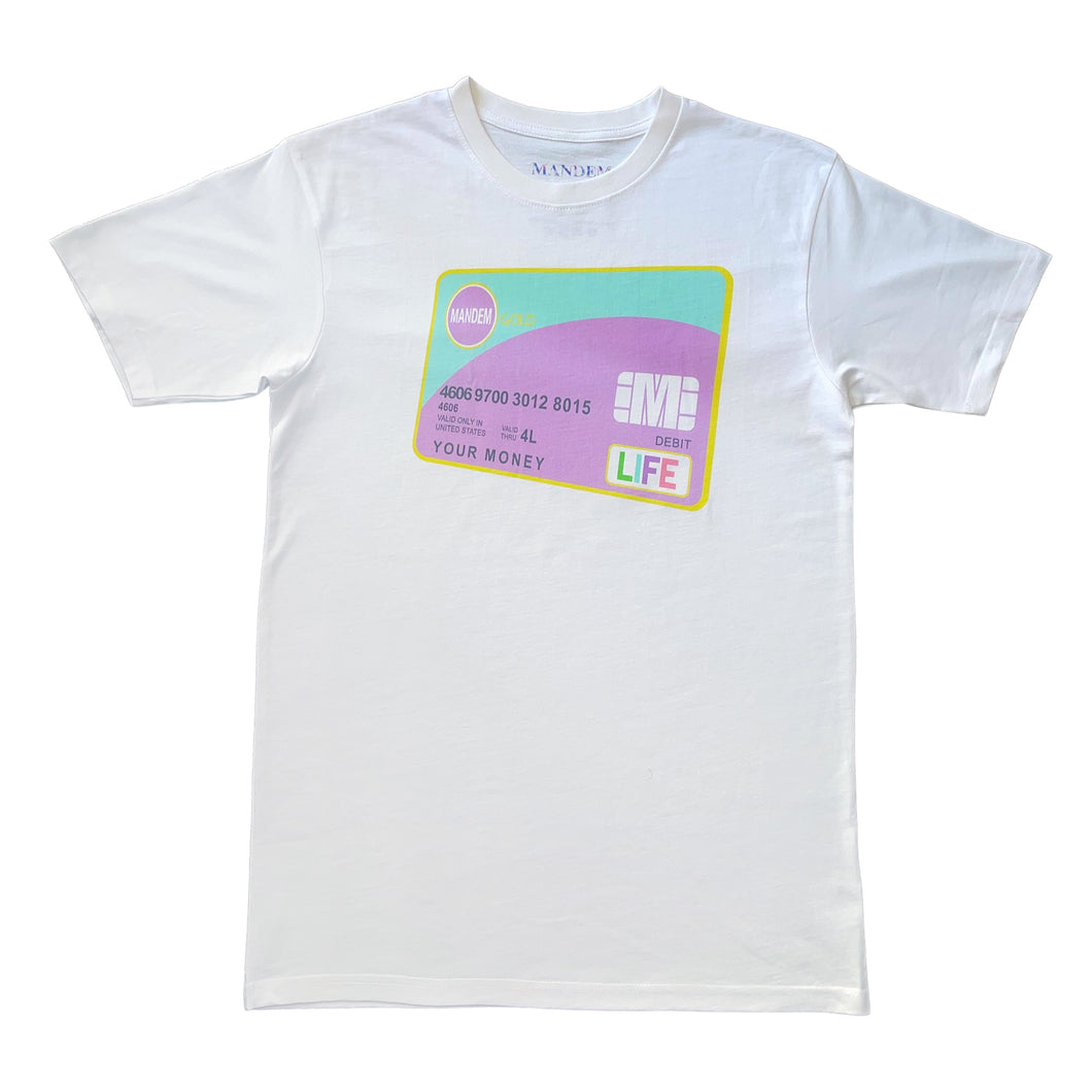 MANDEM Prepaid Debit Tee (White)